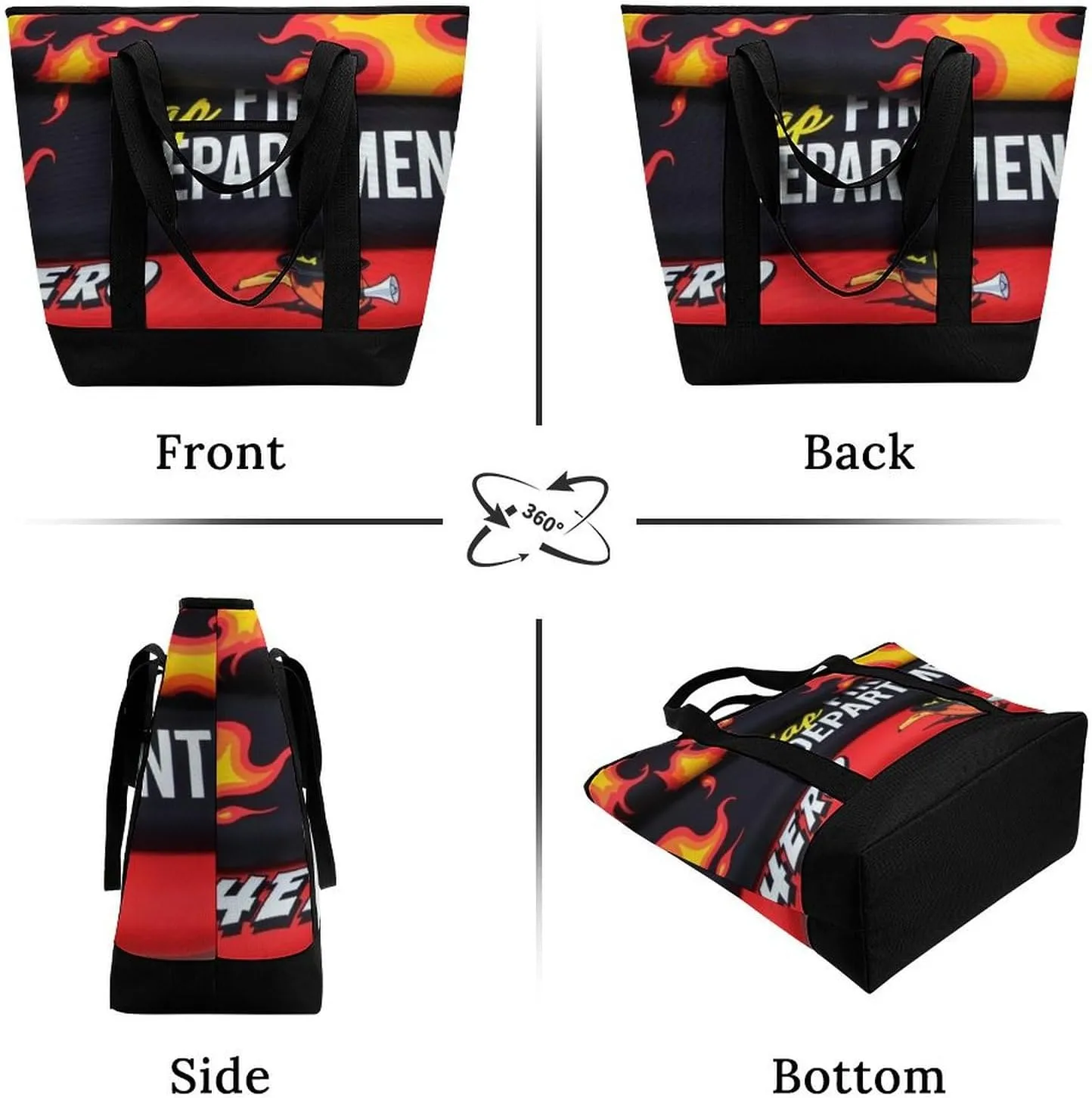 Trendy Commuter Tote Bag Large Insulated Shopping Bag For Travel