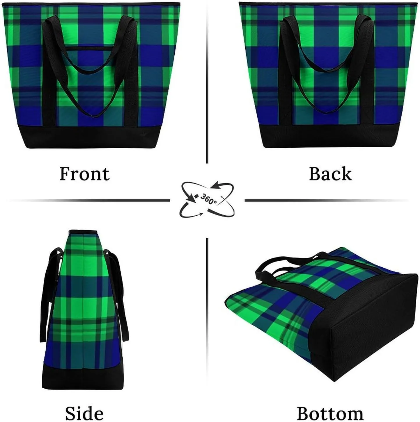 Trendy Commuter Tote Bag Large Insulated Shopping Bag For Travel