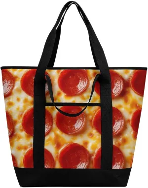 Trendy Commuter Tote Bag Large Insulated Shopping Bag For Travel
