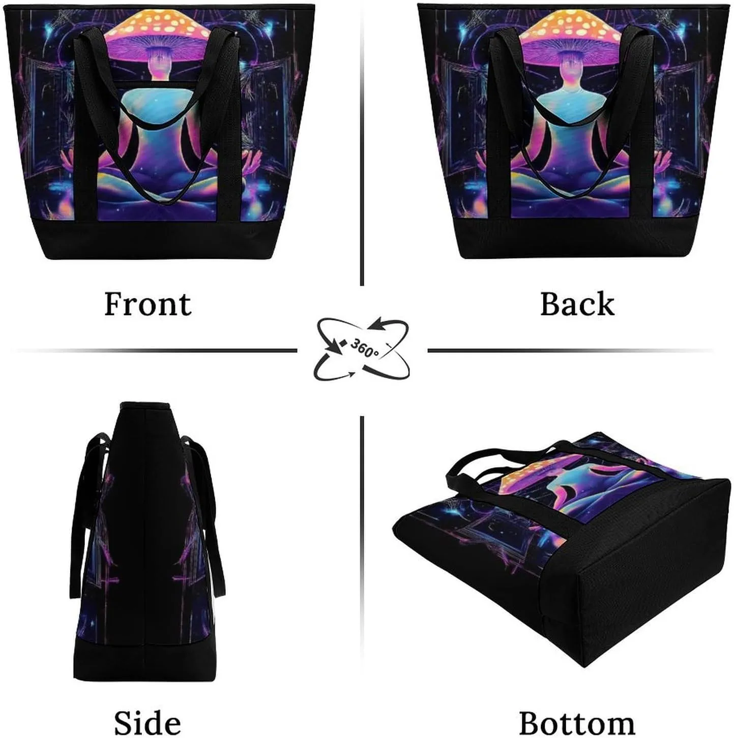 Trendy Commuter Tote Bag Large Insulated Shopping Bag For Travel