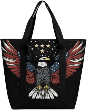 Trendy Commuter Tote Bag Large Insulated Shopping Bag For Travel