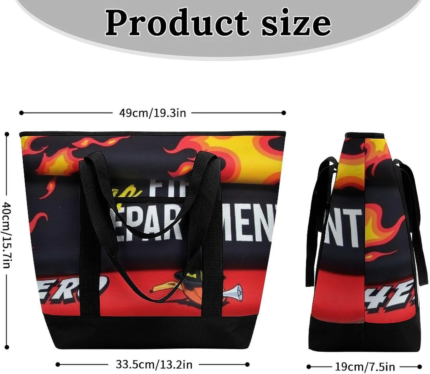 Trendy Commuter Tote Bag Large Insulated Shopping Bag For Travel