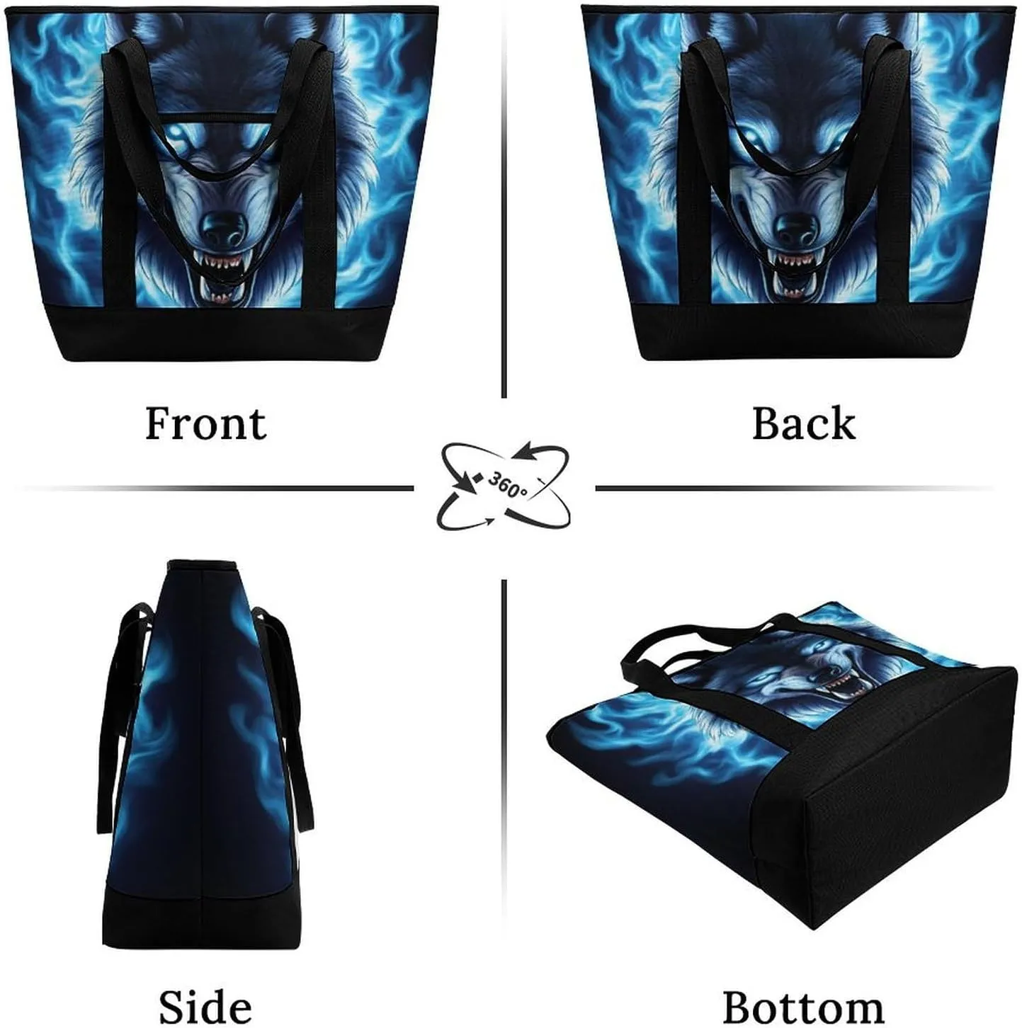 Trendy Commuter Tote Bag Large Insulated Shopping Bag For Travel