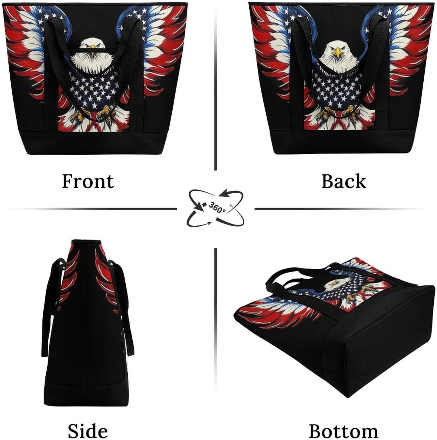 Trendy Commuter Tote Bag Large Insulated Shopping Bag For Travel