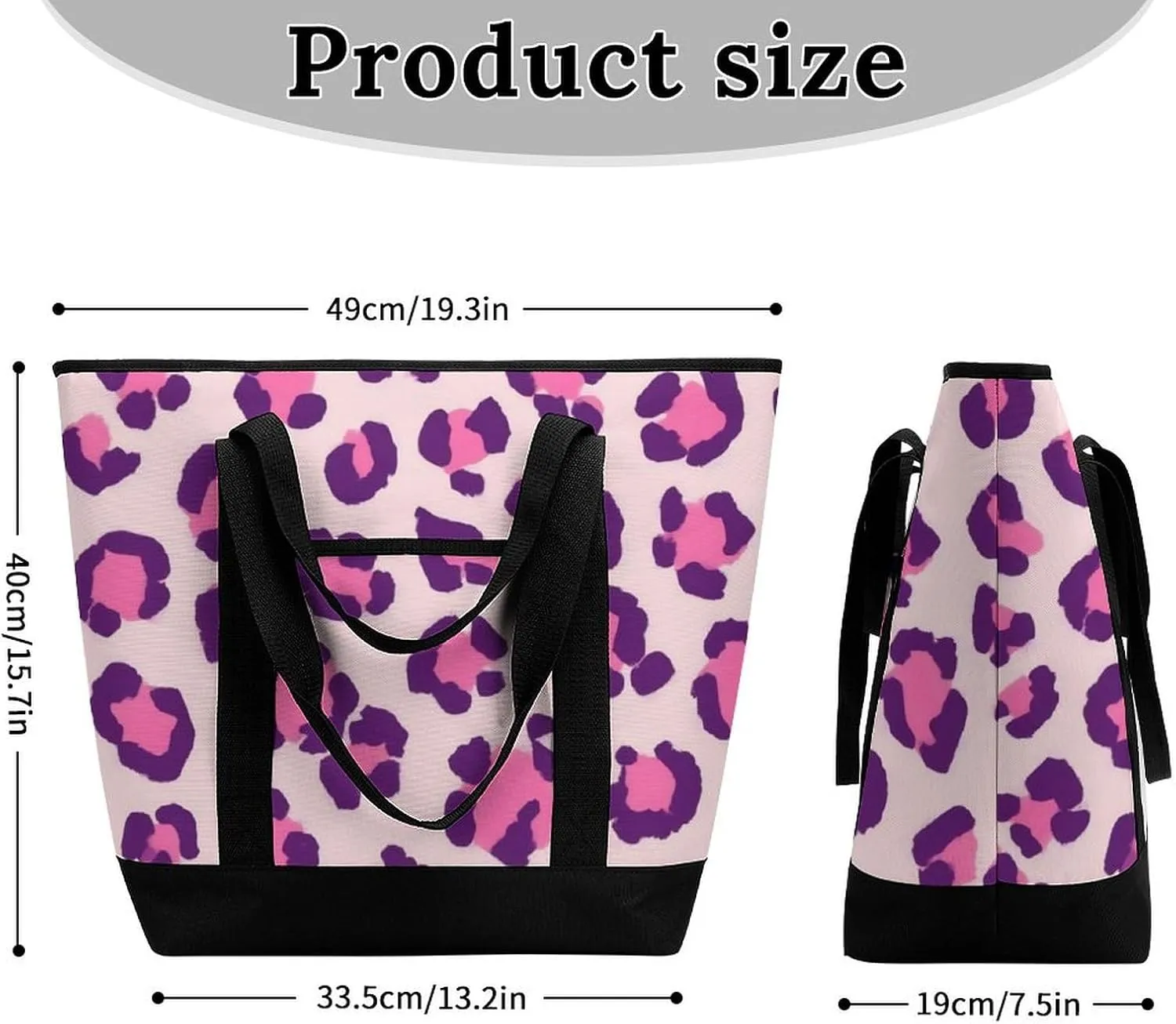 Trendy Commuter Tote Bag Large Insulated Shopping Bag For Travel