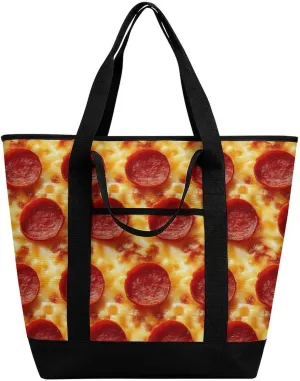 Trendy Commuter Tote Bag Large Insulated Shopping Bag For Travel