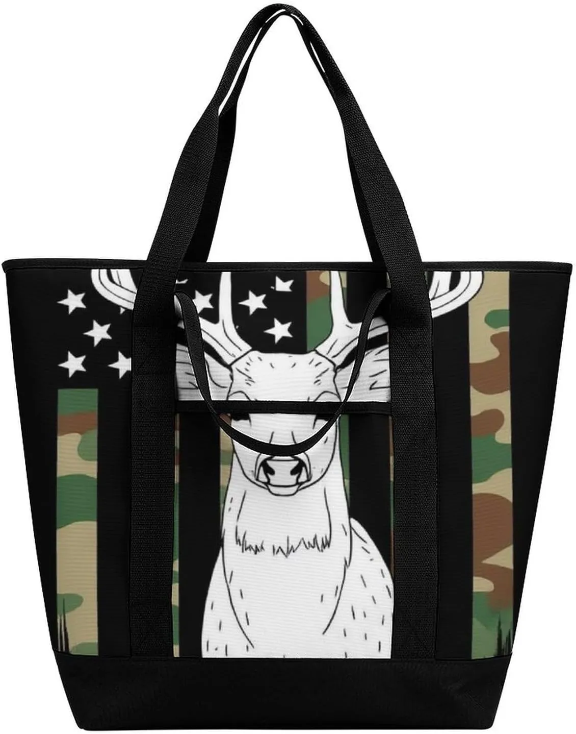 Trendy Commuter Tote Bag Large Insulated Shopping Bag For Travel