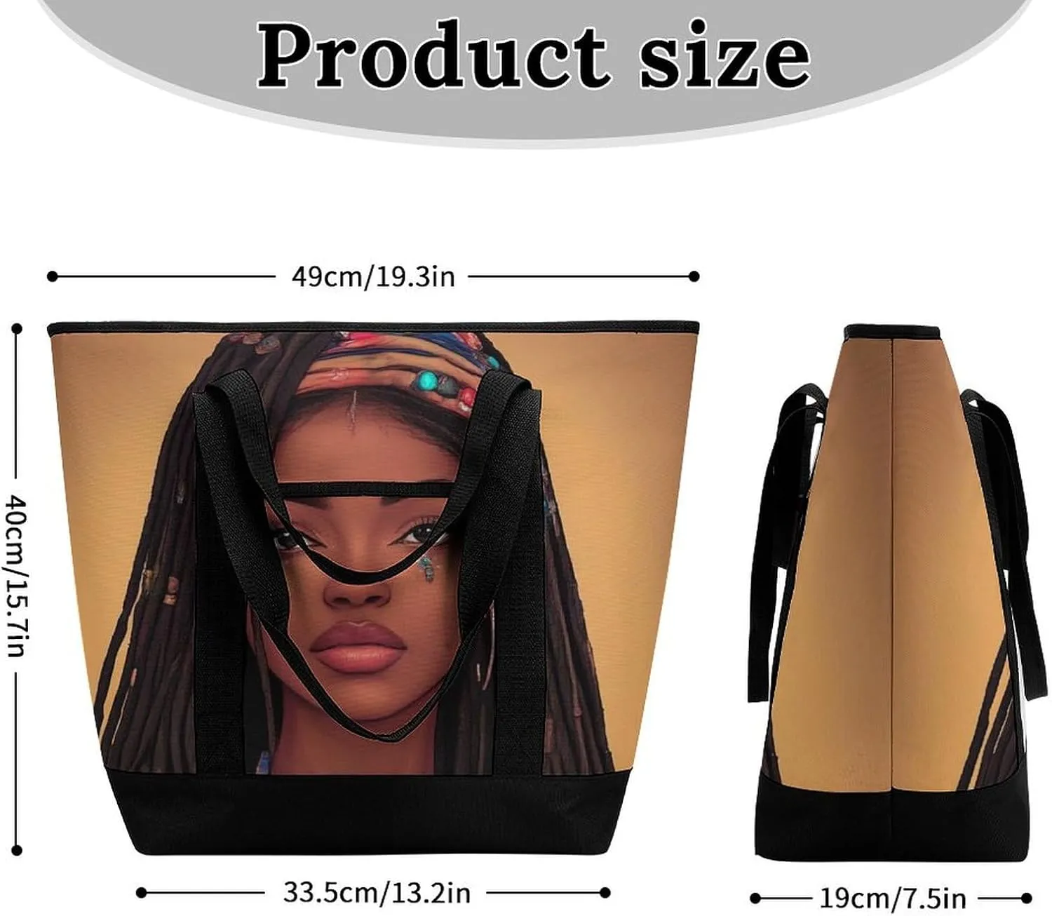 Trendy Commuter Tote Bag Large Insulated Shopping Bag For Travel