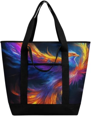 Trendy Commuter Tote Bag Large Insulated Shopping Bag For Travel