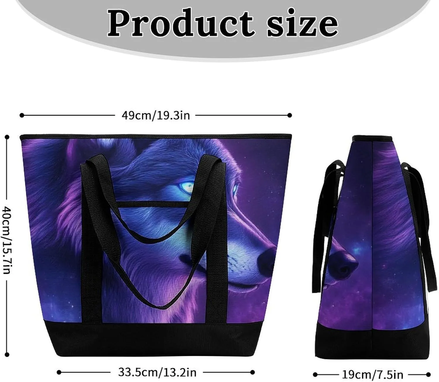 Trendy Commuter Tote Bag Large Insulated Shopping Bag For Travel
