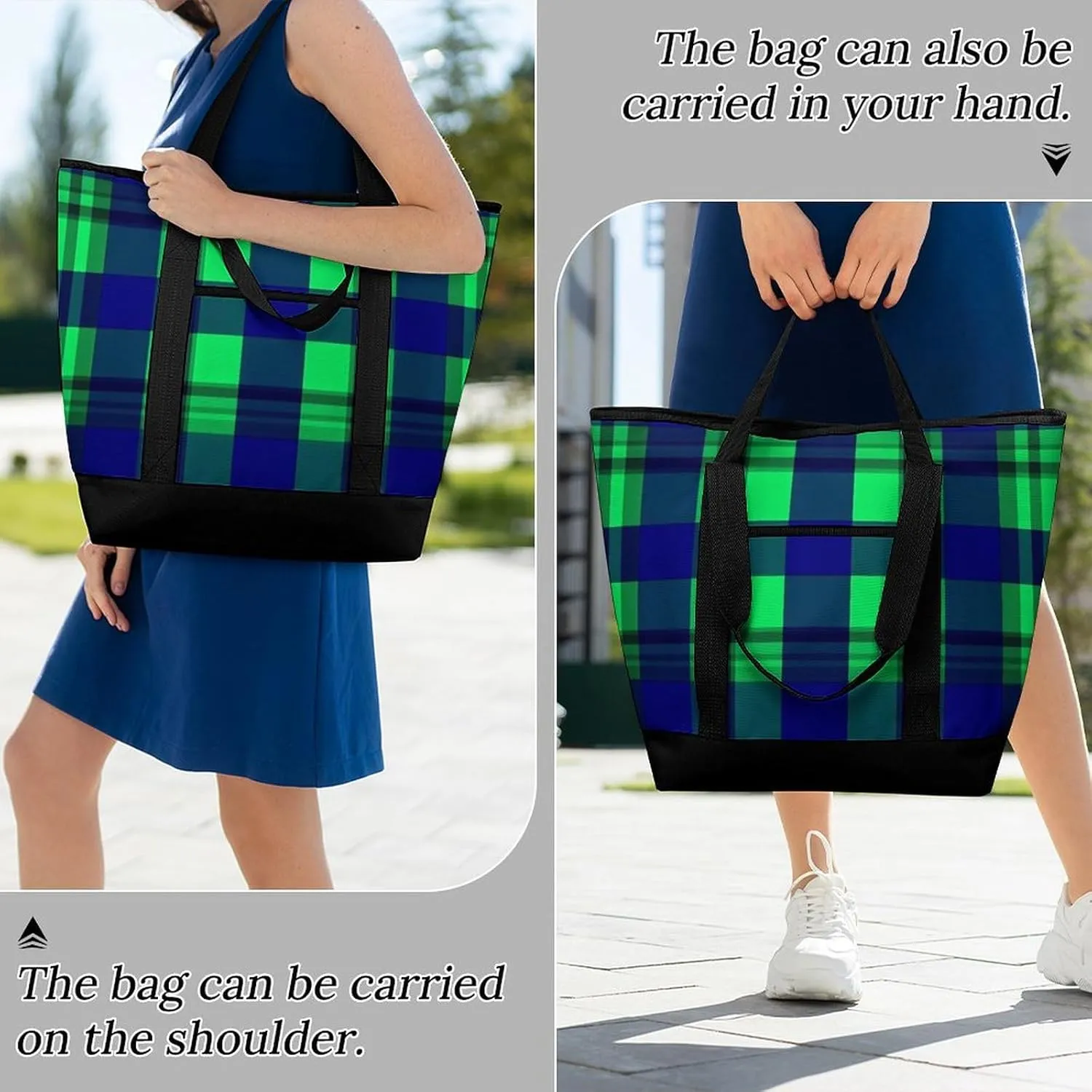 Trendy Commuter Tote Bag Large Insulated Shopping Bag For Travel