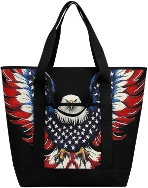 Trendy Commuter Tote Bag Large Insulated Shopping Bag For Travel