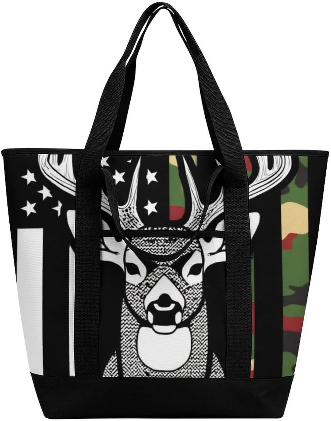 Trendy Commuter Tote Bag Large Insulated Shopping Bag For Travel