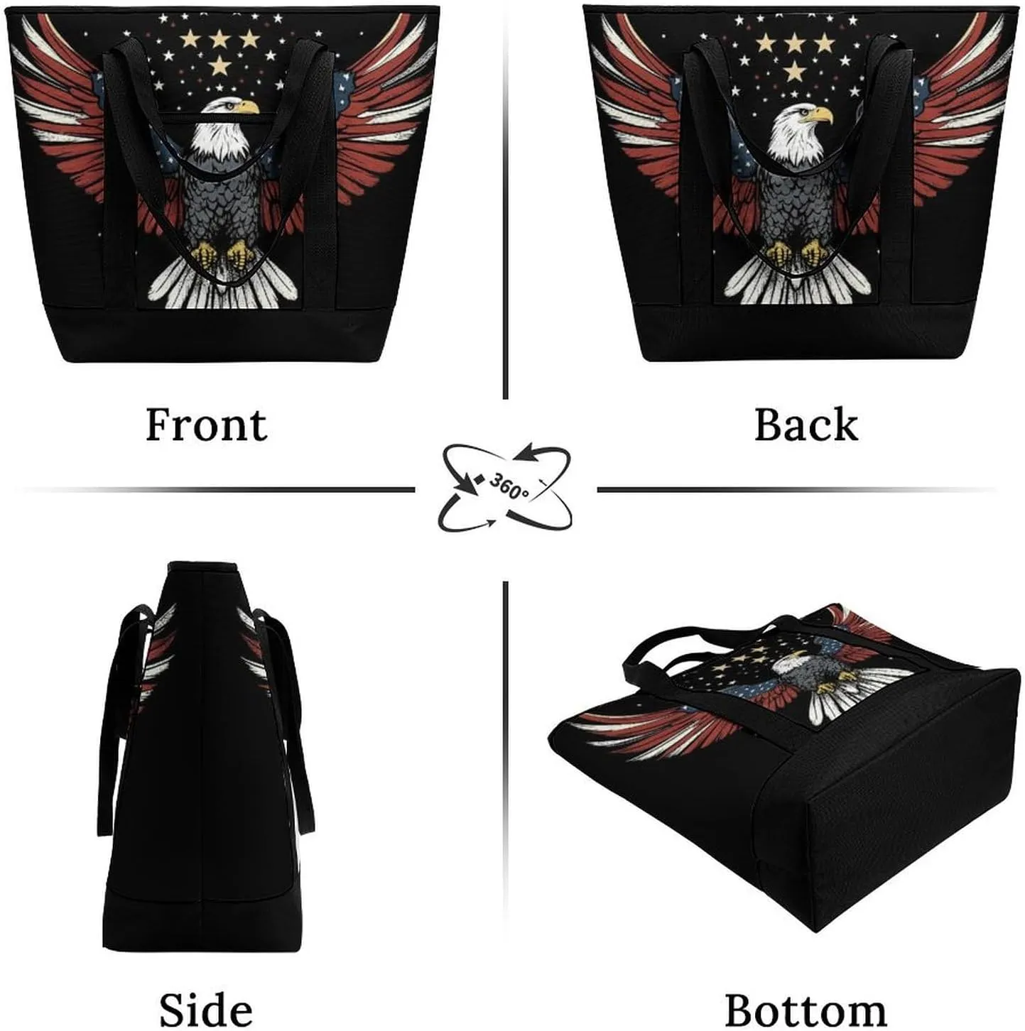 Trendy Commuter Tote Bag Large Insulated Shopping Bag For Travel