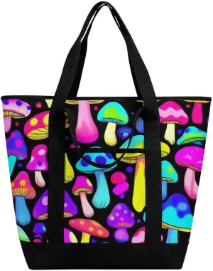 Trendy Commuter Tote Bag Large Insulated Shopping Bag For Travel