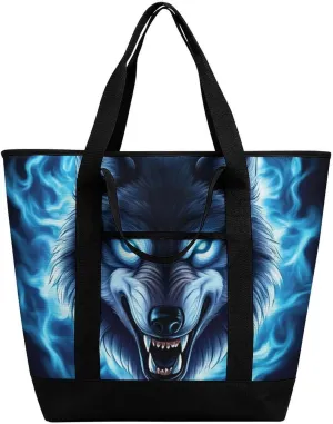 Trendy Commuter Tote Bag Large Insulated Shopping Bag For Travel