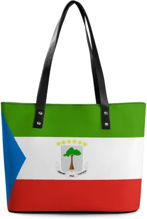 Trendy Khakassia Flag Large Hobo Bag Women Leather Ideal for Work and Travel
