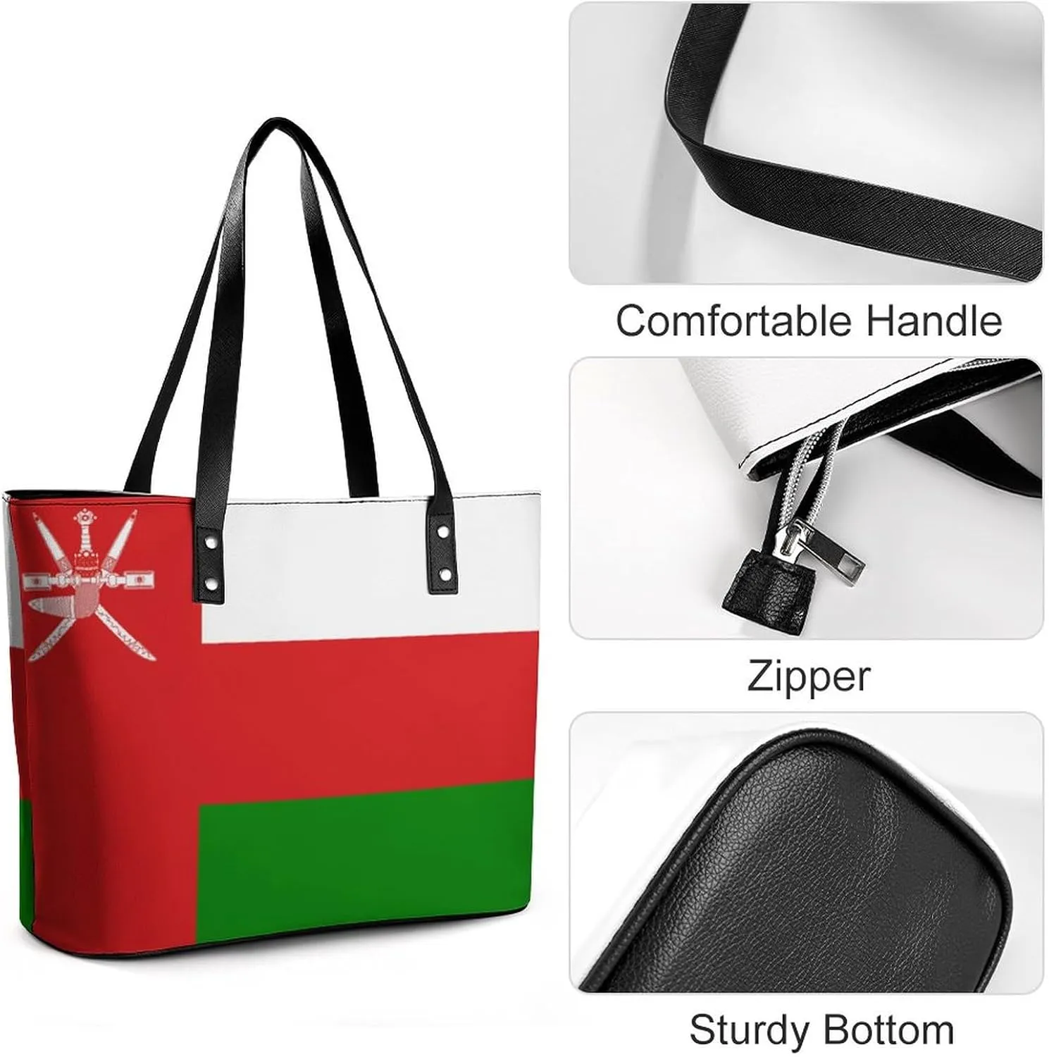 Trendy Mozambique Flag Hobo Tote for Women Stylish Leather Bag Perfect for Errands