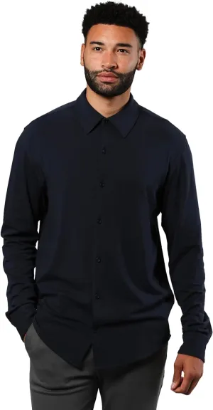 True Classic Mens Long Sleeve Button Down Shirt - Casual Dress Shirts for Men, Quick Dry