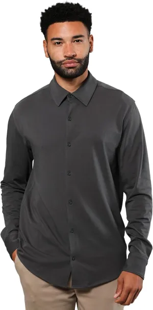 True Classic Mens Long Sleeve Button Down Shirt - Casual Dress Shirts for Men, Quick Dry