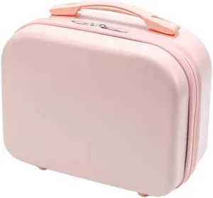 VALICLUD Brush Organizer Case 1pc Storage Dividers Capacity Color Hand- held for Outdoor Cosmetics Dresser: Mini Suitcase Women Organizer Brush Lady Artist Portable Bag Makeup Train Case