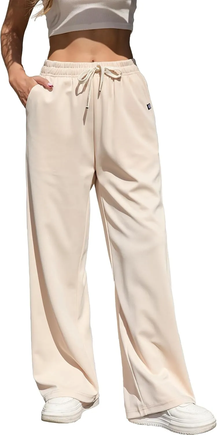 V.A.TOR 189 UNCO&BOROR Women's High Waisted Wide Leg Sweatpants Loose Fit Lounge Pants Elastic Waist Jogger