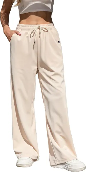 V.A.TOR 189 UNCO&BOROR Women's High Waisted Wide Leg Sweatpants Loose Fit Lounge Pants Elastic Waist Jogger
