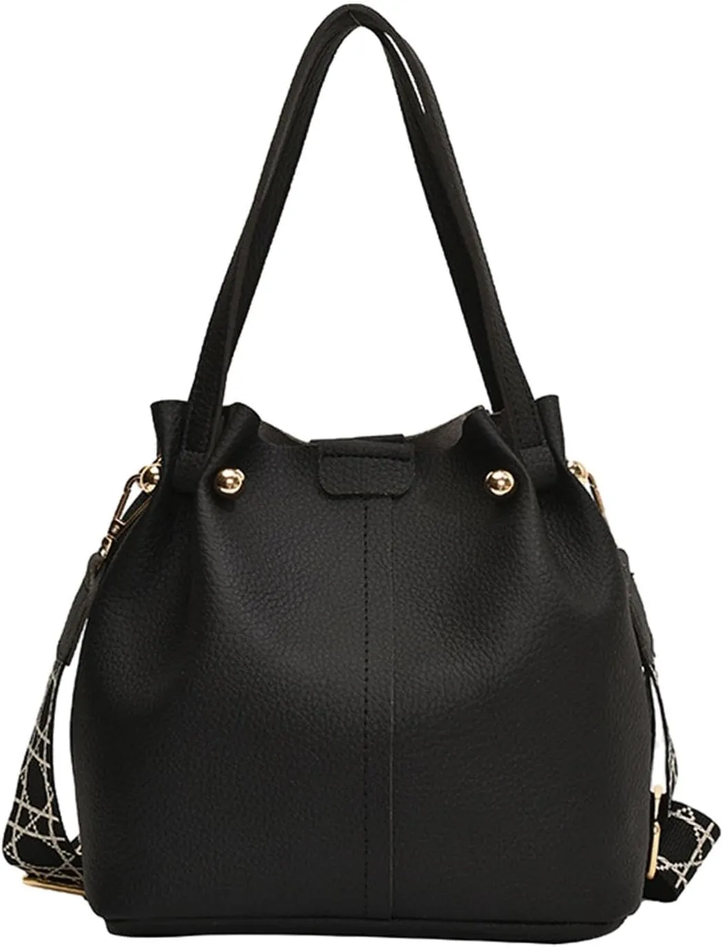 Women's Bucket Bag with Removable Shoulder Strap for Versatile Use