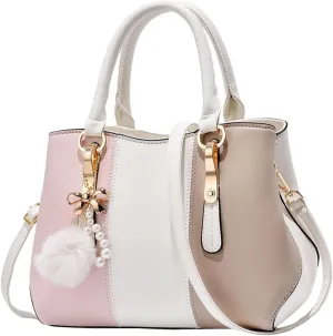 Women's Classic Satchel Bags Fashion Versatile Satchel Purses with Multi Zipper Pocket Elegant Sling Bag