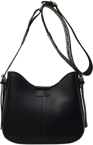 Women's Crossbody Bags and Handbags,Female Purses Daily Versatile Bucket Bags Satchel Bags Shoulder Bags Black