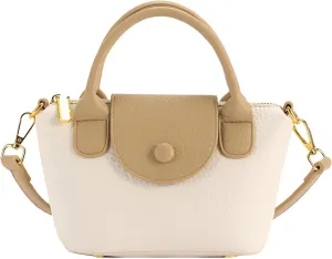 Women's Crossbody With Quilted Daily Portable Bucket Bags, Fashion Versatile Handbags Shoulder Bags White