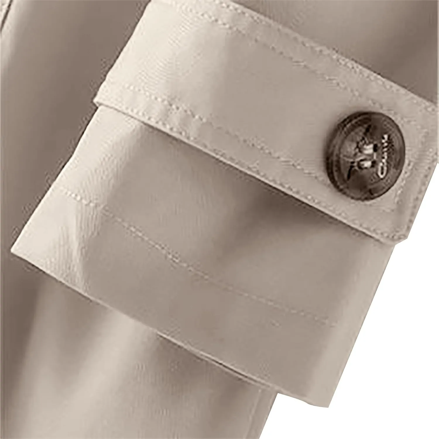 Women's New Slim Fit Women's Korean Version Double Breasted Small Mid Length Trench Coat Ladies Fall Sweaters