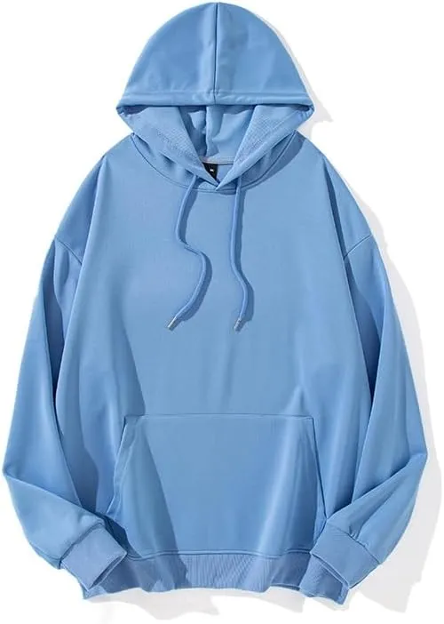 Women's Oversized Long Sleeve Casual Drawstring Hooded Sweatshirt, Fall