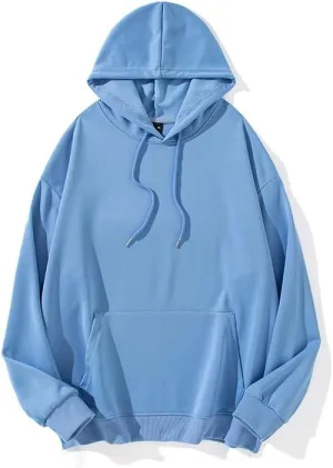 Women's Oversized Long Sleeve Casual Drawstring Hooded Sweatshirt, Fall