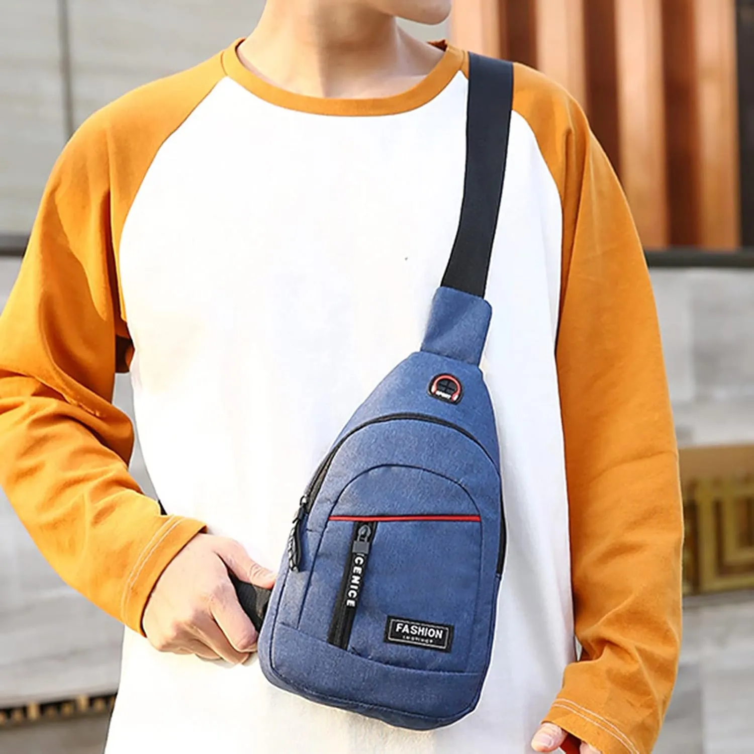 Women's Waterproof Leather Crossbody Purses Cute Designer Handbags Shoulder Bags Stylish Versatile Bag(Blue)