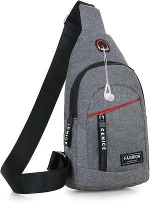 Women's Waterproof Leather Crossbody Purses Cute Designer Handbags Shoulder Bags Stylish Versatile Bag(Grey)