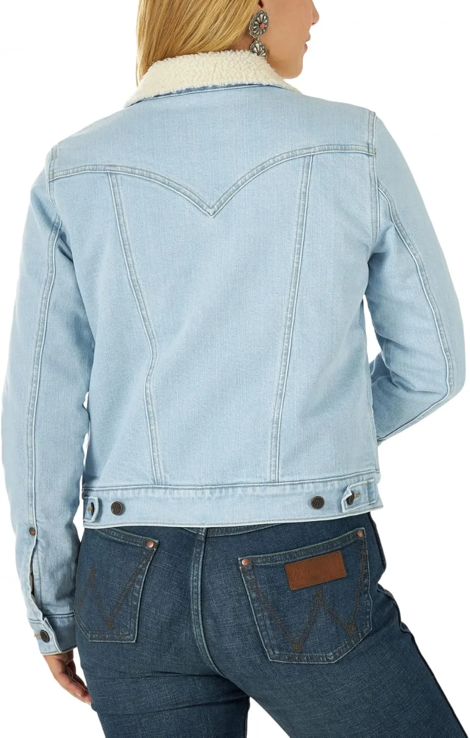 Wrangler Women's Retro Sherpa Lined Jacket
