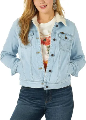 Wrangler Women's Retro Sherpa Lined Jacket