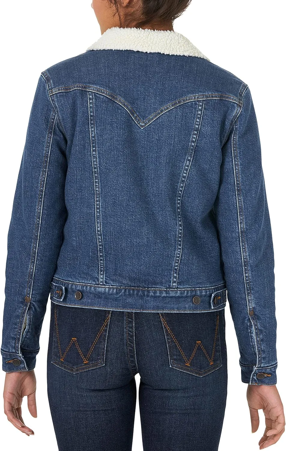 Wrangler Women's Retro Sherpa Lined Jacket