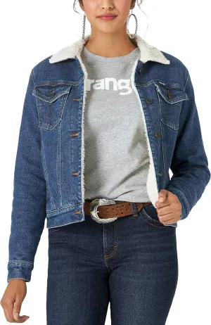 Wrangler Women's Retro Sherpa Lined Jacket