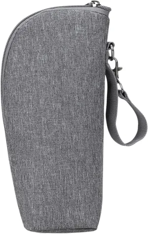 Yardwe Insulated Milk Bottle Bag Thermal Travel Pouch for Feeding Bottles Convenient Stroller Attachment Durable Zipper Seal Keeps Milk Warm present for Parents